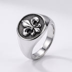 Fleur-de-lis Mühür Yüzük – ürün fotoğrafı