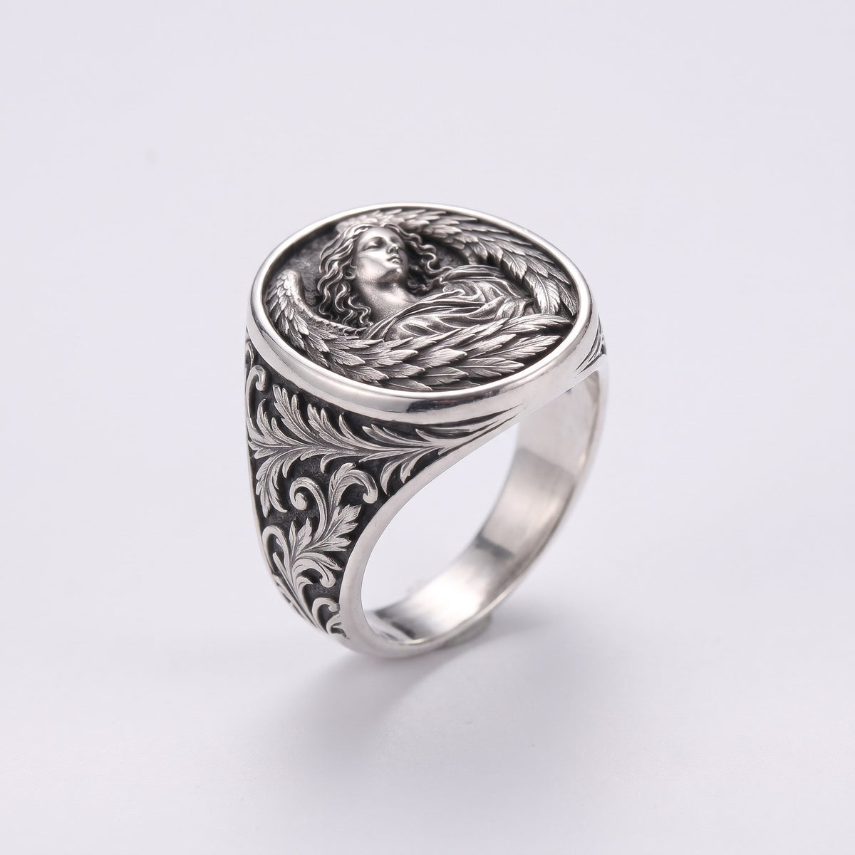 Melek Portre Mühür Yüzük – ürün fotoğrafı
